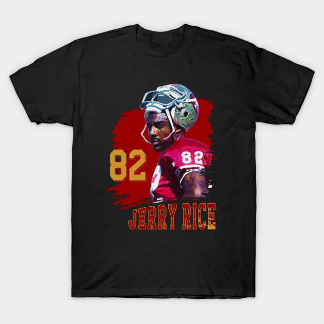 Jerry rice || 80 T-Shirt by Aloenalone